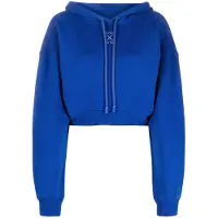 OFF-WHITE Embr Mini Arrow Crop Hoodie Blå