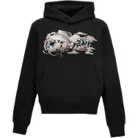 AMIRI Pegasus Script Hoodie Svart