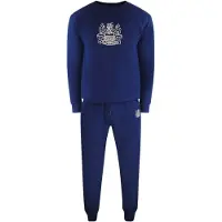 Aquascutum Iconic Crest Marinblått Rundringat Träningsset