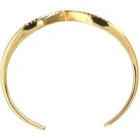Nialaya Bågformad Vinge Armband Skyfall Guld CZ 925