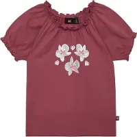 Lego Wear T-shirt - LwtAja - Rosa m. Blommor - - 4 år (104) - T-shirt