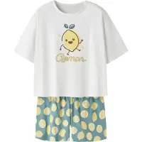 Name it Pyjamas - 2-delad - Noos - NkmNightset - Lemon - Maneral - - 3-4 år (98-104) - Pyjamas 2-delad