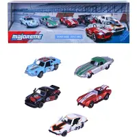 Majorette Bilar - 5-pack - Vintage Tävling - - One Size - Bil