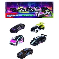 Majorette Bilar - 5-pack - Neon Tävlingar - - One Size - Bil