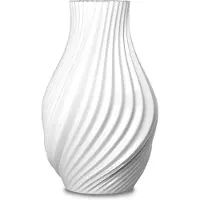 Lyngby Porcelæn Twist Vas 18 cm Vit