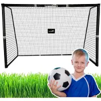 Leantoys Bärbart fotbollsmål i metall