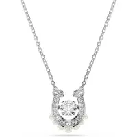 Swarovski Symbolica 2026 Hästens År Ny Vårkollektion Hästsko Design Kubisk Zirkonia Halsband Unisex halsband Vit 5736972 Box (Random Color) white