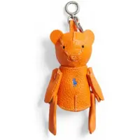 Ralph Lauren för kvinnor. 427P13276006 Orange Bear väska charm (OSFA), Casual, Hud