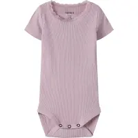 Name it Body k/ä - Rib - Noos - NbfKab - Doftande Lilac - - 68 - Body K/Ä