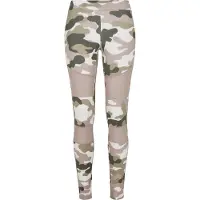 Urban Classics Leggings khaki / mörkgrön / rosa / vit
