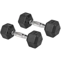 Olive Rubber Hex 4kg Hantel 2 Enheter