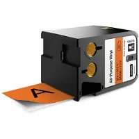 Dymo 1868770 | XTL vinyltejp | svart text - orange tejp | 54mm (original)