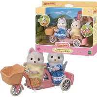 Sylvanian Families - Husky syskon och deras tandem