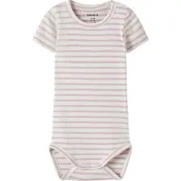 Name it Body k/ä - Rib - Noos - NbnBani - Doftande Lilac - - 68 - Body K/Ä