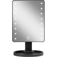 Gillian Jones Bordspegel - Fyrkantig - Touch/LED - Svart - - One Size - Spegel