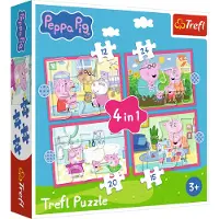 Trefl PUSSEL 4IN1 PEPPA LOVES ADVENTURES PUD8