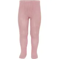 Condor Strumpbyxor - Rib - Pale Pink - - 3-4 år (98-104) - Strumpbyxor