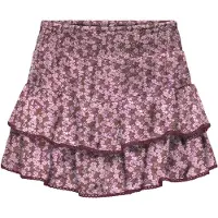 Kids Only Kjol - Viskos - KogGlow - Rose Brown/Småfärgad Flower - - 14 år (164) - Kjol