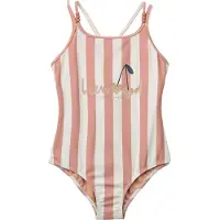 Liewood Baddräkt - Suna - UV40+ - Coral Blush/Creme De La Creme - - 5 år (110) - Badkläder