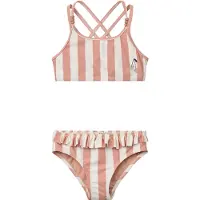 Liewood Bikini - UV40+ - Belle - Coral Blush/Creme De La Creme - - 8 år (128) - Bikini