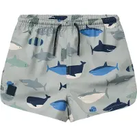 Liewood Badshorts - Aiden - UV40+ - Shark/Dove Blue - - 4 år (104) - Badkläder