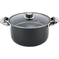 Kamille kastrull 24 cm 4 L + sil/korg för djup stekning