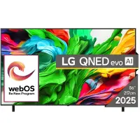 LG 86QNED85A3C - 86 Diagonal klass QNED85 Series LED-bakgrundsbelyst LCD-TV - QNED evo AI - Smart TV - webOS - 4K UHD (2160p) 3840 x 2160 - HDR - Mini-LED