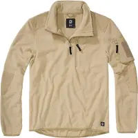 Brandit Troyer Ripstop Fleece Med Halv Dragkedja
