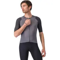 Castelli Aero Race 8S Jersey Grey Black, Size XL