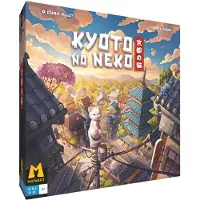 Matagot Kyoto-No-Neko Brädspel - Utforska Kyoto som Katter! Strategispel för Barn & Vuxna, 2-4 Spelare