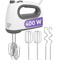 Clatronic HM 3775 - Stavmixer - 400 W - vit/grå