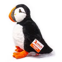 Wild republic Puffin Plush Fyllt Djur, Kramdjur, Gåvor till Barn, Cuddlekins, 29 cm