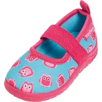 Playshoes Innesko 'Eulen' turkos / rosa
