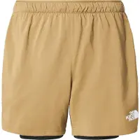The North Face - Trail running kläder - M Lightbright 2In1 Short 5In Cedar TNF Black för Unisex - Storlek XL - Brun