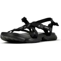 Camper för kvinnor. K201900-001 Karst sandaler svart (41), Karta, Spänne, Casual, Återvunnen polyester