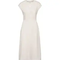 Calvin Klein Soft Lyocell Linen Midi Dress