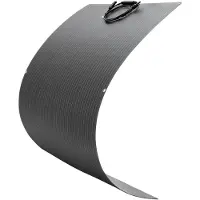 Vevor flexibel solpanel, 200W semiflexibel böjbar monokristallin solpanel, 21,9 % effektivitetsmono off-grid laddare med MC4-utgång, IP67 vattentät för marin husbil, bilhytt, böjda ytor