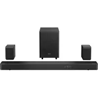 Hisense AX5125H, 5.1.2 kanaler, 500 W, DTS:X, Dolby Atmos, Dolby Digital, Film, Musik, Sport, TV, 80 W, 500 W