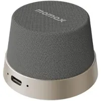 Momax 1-Vibe Go BS6 magnetisk mini-Bluetooth-högtalare och telefonstativ - titanguld