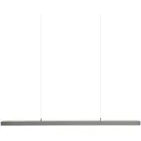 Arcchio Pendellampa Jolinda , Aluminium / grå / zink, Arbetsrum / kontor, Aluminium / grå / zink, Modern