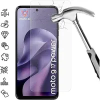 Mtp Products Motorola Moto G17 Power Skärmskydd av härdat glas - 9H - Case Friendly - Genomskinlig