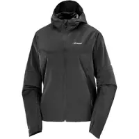 Salomon - Trail running-kläder dam - Sense Aero Wind Jkt W Black för UnisexSoftshell - Storlek S - Svart