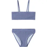 Name it Bikini - Rib - NkfZeplia - Purple Intryck - - 7-8 år (122-128) - Bikini