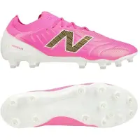 New Balance Tekela V5 Elite Low Cut Mg Pure Ambition - Pink Heat/vit/guld - Multi Ground (Mg), storlek 44½