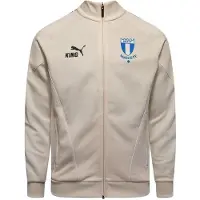 Puma Malmö FF Träningsjacka King Anthem - Sockerad mandel/Grön - , storlek Medium