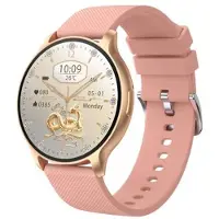 Mtp Products U23 Ultratunn AMOLED Unisex Smartwatch med över 100 sportlägen - Guld / Rosa