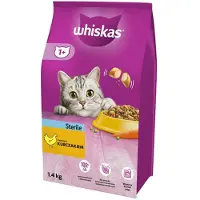 Whiskas Sterile Adult Sterilised med kyckling 1,4 kg