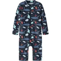 Name It Mini Badoverall - NmmZippo - Marinblå Kavaj - - 74 - Badkläder