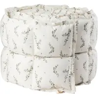 Sebra Spjälsängsskydd - Kapok - 360x26 cm - Powder Blossom - - One Size - Spjälsängsskydd