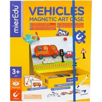 MierEdu - Magnetic Art Case - Vehicles